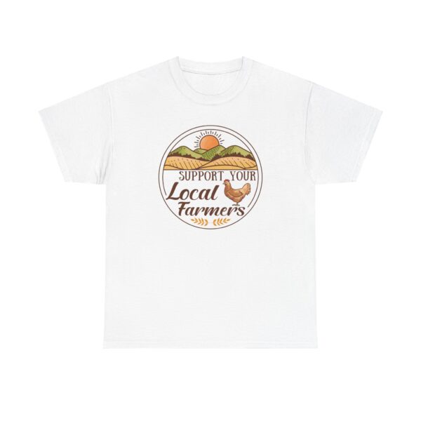 Support Your Local Farmers - Unisex Heavy Cotton Tee