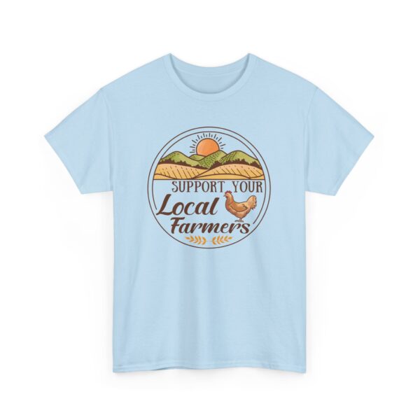 Support Your Local Farmers - Unisex Heavy Cotton Tee - Image 11